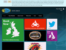 Tablet Screenshot of bikesafe.co.uk