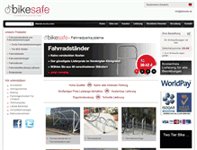 Tablet Screenshot of bikesafe.de